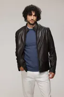 CASEY 2 Genuine Leather Bomber Jacket