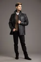 NIKOLAS Genuine Leather Coat Detachable Winter Lining