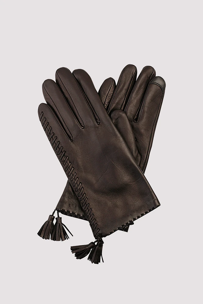 CHIARA Genuine Butter Soft Lambskin Leather Gloves