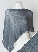 One light knit poncho