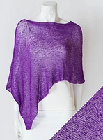 One light knit poncho