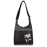 Black Messenger Bag: Fashion Crossbody Purse