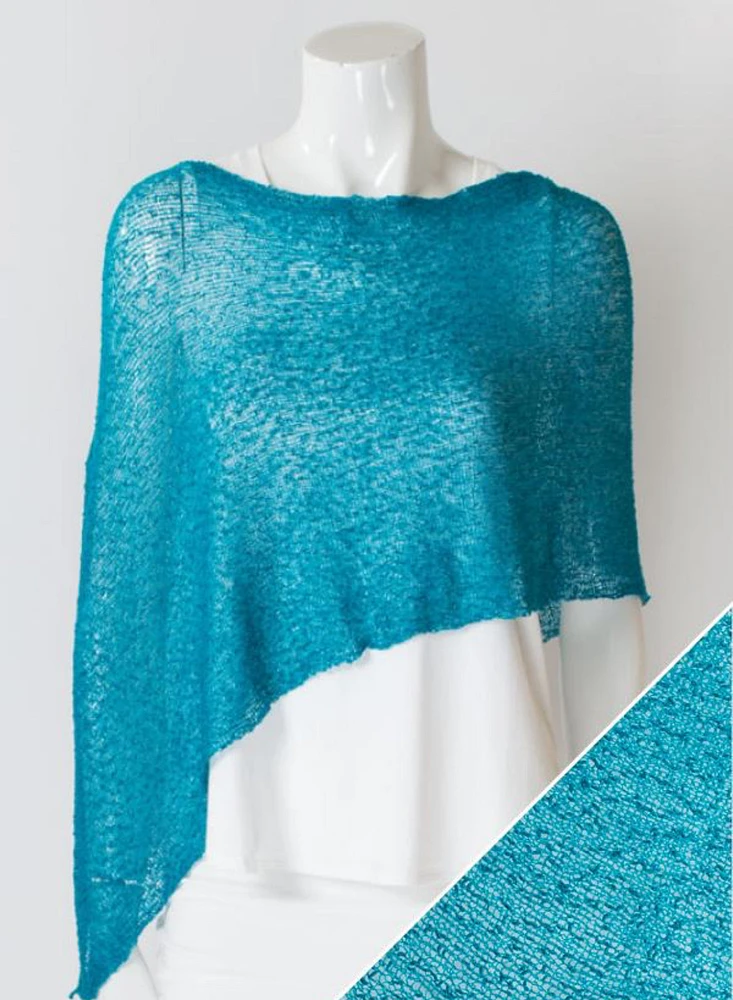 One light knit poncho