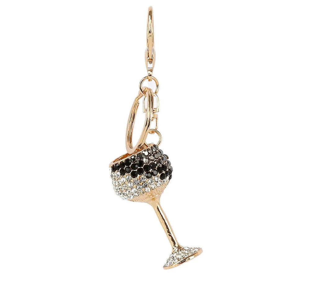 Fashion Diva Unique Wine Glass Purse Charm