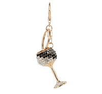 Fashion Diva Unique Wine Glass Purse Charm