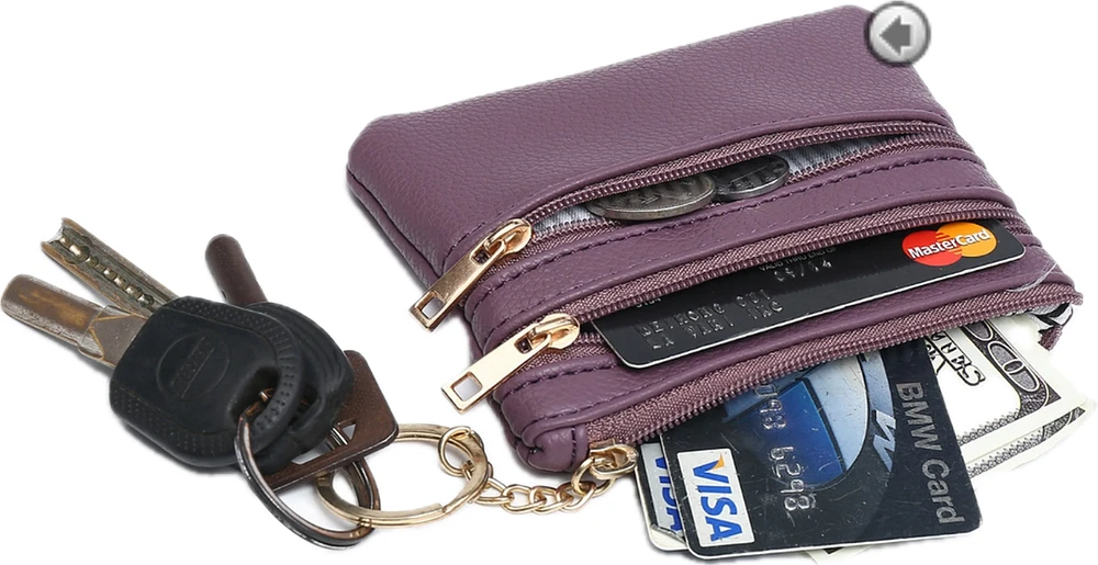 Keychain wallet purse - asst colours