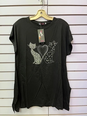 Bling Cat with Pearl Tunic A25524