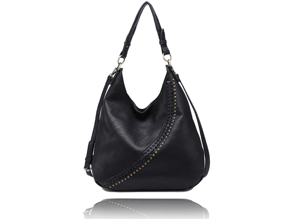 Black Atlas Hobo Bag