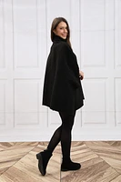 Chic Black Fashion Cape