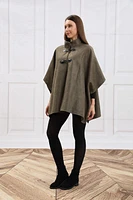 Stylish Olive Cape: Fashion Must-Have