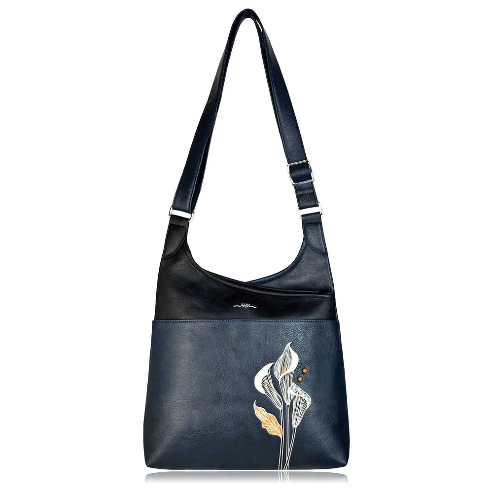 Blue Messenger Crossbody - Fashion Diva Purse