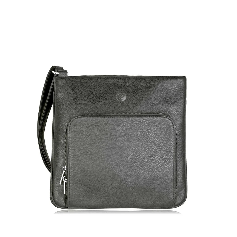 Pastel Grey Messenger: Fashion Crossbody Purse Diva