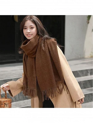 Coffee Shawl Scarf: Fashionable Scarves