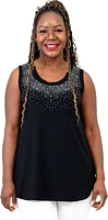 Bamboo Bling Plus Jazz Tank Dress