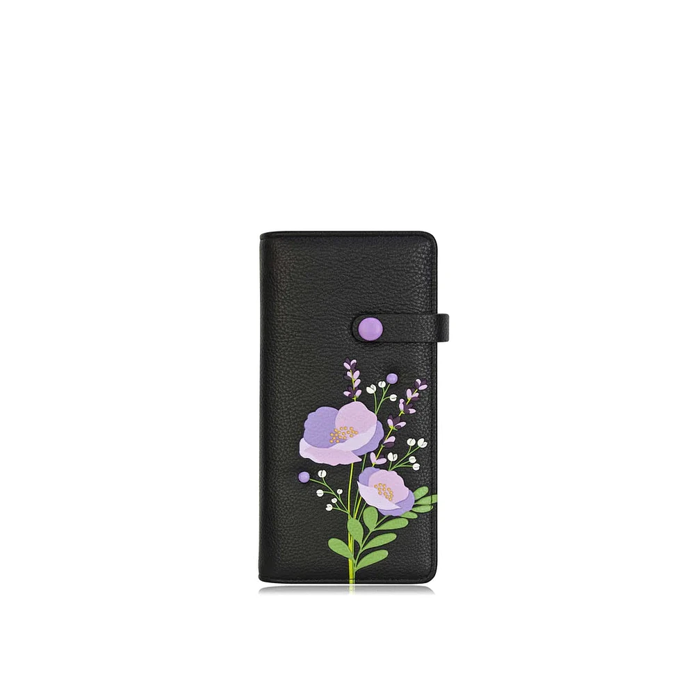 Crossbody Meadow Black Wallet for Fashion Divas