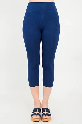 Unique Fashion Bamboo Riley Capris Indigo