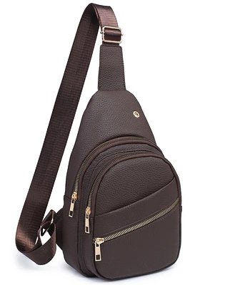 Coffee Crossbody Slingback Backpack BC1191