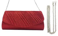 Red clutch with V front 783
