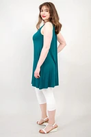 Unique Teal Bamboo Fashion Dress