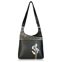 Black Messenger Bag: Fashionable Unique Crossbody