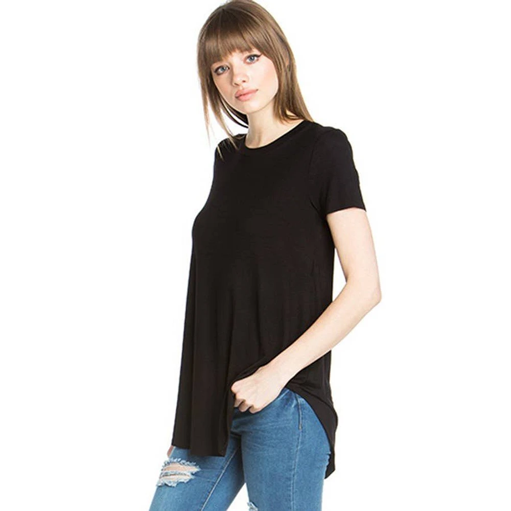 Shop Local Fashion: Black Loose Short Sleeve 2278 AZ