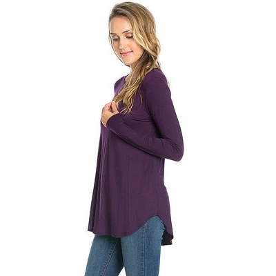 Shop Local: Unique Eggplant Crew Neck