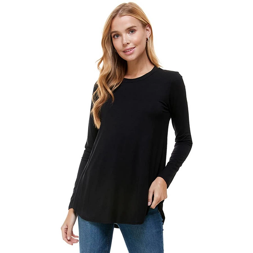 Black Crew Neck Long Sleeve - Shop Local Fashion