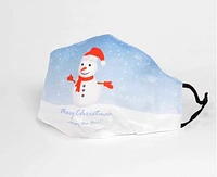 Shop local fashion: Christmas snowman cotton mask