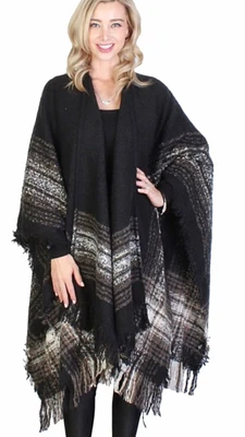 Shop Local Fashion: Black Ultra Soft Blanket Cape