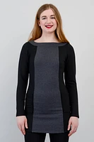 Shop Local Fashion: Alice Black Bamboo Fleece Tunic