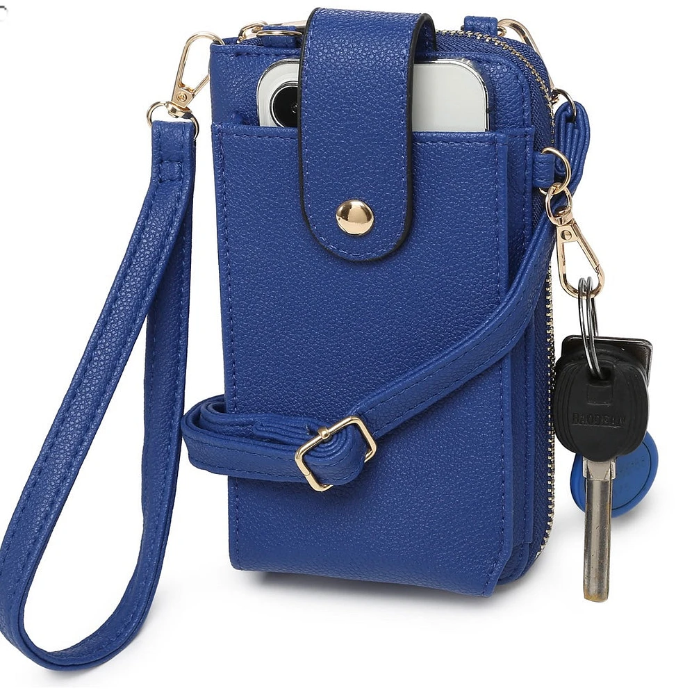 Royal Blue Cell Phone Wristlet - Shop Local Fashion