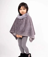 Local Fashion: Plush Poncho with Faux Fur