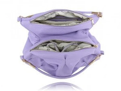 Lavender Cassandra Crossbody: Unique Fashion Purse Diva