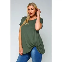 Local Fashion: Olive Twist Tunic EC3921