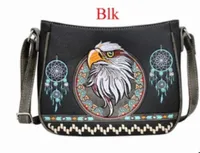 Black eagle crossbody purse