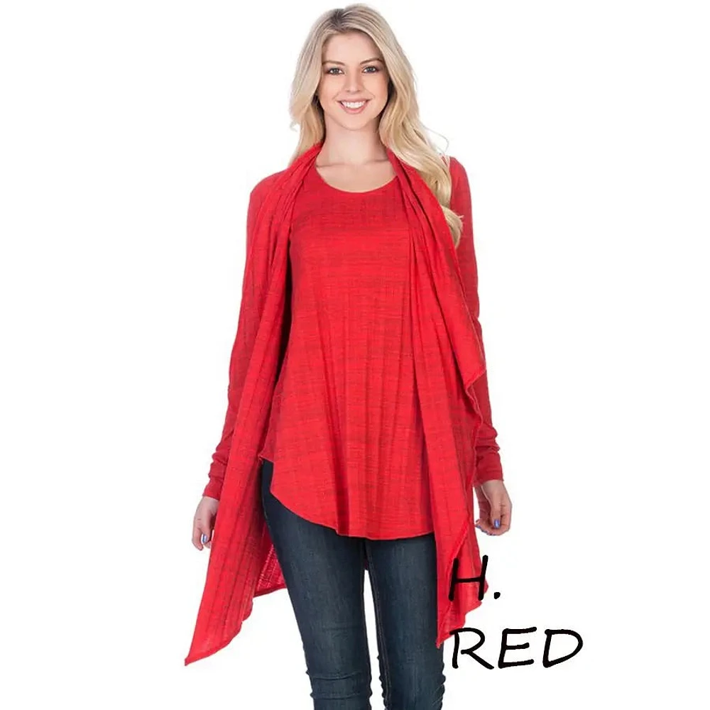 Shop Local Fashion: Red Drape Cardigan AZ