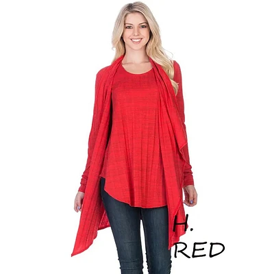 Shop Local Fashion: Red Drape Cardigan AZ