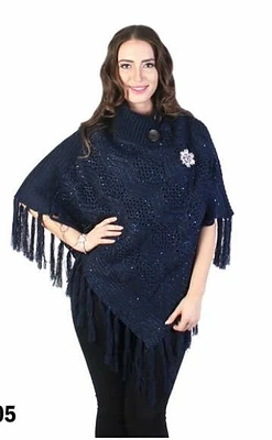 Shop Local: Navy Bling Poncho