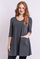 Shop Local Fashion: Bamboo Veronica Tunic - Grey