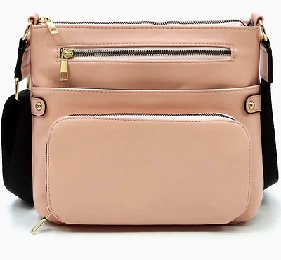 Local Fashion Blush Messenger with Wallet