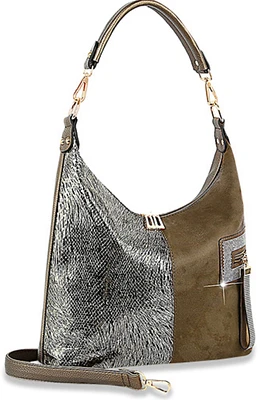 Local Shop Fashion: Bronze Textured Hobo Bag