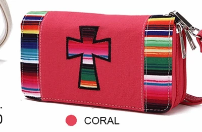 Navajo Pink Cross Cloth Wallet - Shop Local Fashion