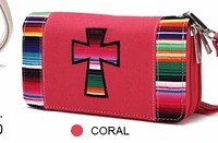 Navajo Pink Cross Cloth Wallet - Shop Local Fashion