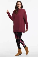 Shop Local Fashion: Tribal Funnel Neck Tunic Ruby Wine