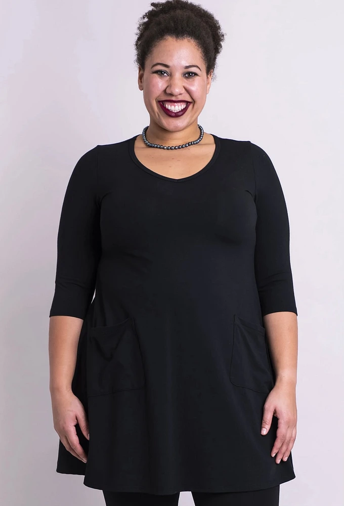 Shop Local Fashion: Bamboo Veronica Tunic - Black