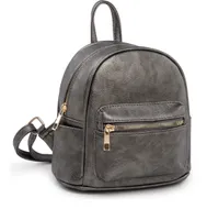 Pewter mini backpack FW