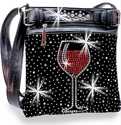 Local Fashion Rhinestone Crossbody Purse