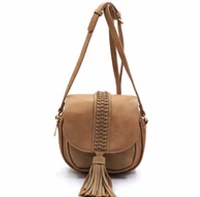 Brown Messenger Bag with Tassel - Shop Local Fashion Unique