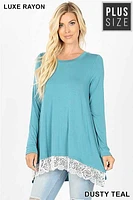 Shop Local Fashion: Dusty Teal Lace Tunic