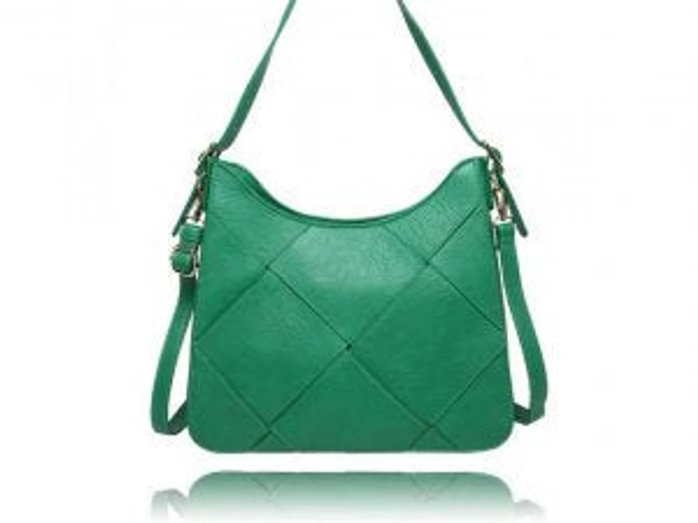 Fashionable Green Cleo Crossbody Purse